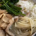 塩そば専門店 桑ばら - 返りジャコとキビナゴ白湯の塩