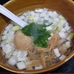 塩そば専門店 桑ばら - 涸沼産シジミのつけそば