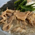 塩そば専門店 桑ばら - 返りジャコとキビナゴ白湯の塩