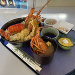 樫野釣公園センターレストラン - イセエビ天丼