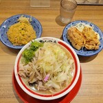 ちゃんぽん亭総本家 - 近江ちゃんぽん、炒飯唐揚げセット