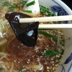 むつ味 - むつ味めん（辛くない）のキクラゲ