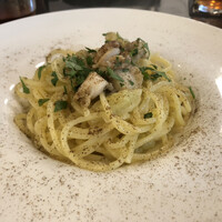 イル フューメ - ホタテと焼きなすと山椒のスパゲティ1,200円