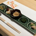 Shibuya Sushisen - 前菜5種