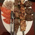 トルコ料理トプカプ - 3種類ケバブの盛り合わせ(左から、仔羊、鶏肉、牛挽き肉)