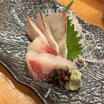 鮨処 音羽 - カンパチお刺身