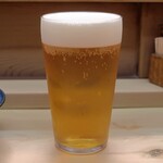 家庭料理 小川 - スーパードライ生ビール