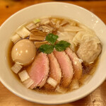 麺堂にしき - 特製鴨だし醤油ラーメン