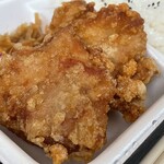 からあげ専門 まつむら商店 - 『醤油唐揚げ弁当ミニ』の醤油唐揚げ