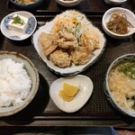 まとや - 唐揚げ定食