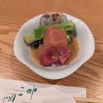 Kyouya - お通しの「マグロぬた」