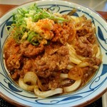 Marugame Seimen - 焼きたて肉ぶっかけうどん(冷*大)