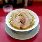 自家製麺 酉 - ラーメン中200ｇ880円+ちょいアブラ