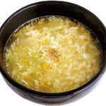 Okinawa kurogewagyu yakiniku panari - たまごスープ