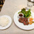神戸ステーキ メリカン - 料理写真:黒毛和牛ステーキセット 税込1900円
