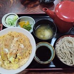 桔梗屋 - カツ丼セット