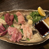 sumibiyakitoritoriraku - 料理写真:刺身盛り合わせ5種
