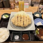 とんかつ わか葉 - 琉香豚の上ロース定食