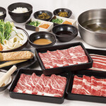 Shabushabu Sukiyaki Dontei - 国産牛・牛たん しゃぶしゃぶorすきやき食べ放題コース