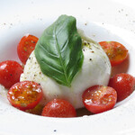 Italian burrata cheese caprese