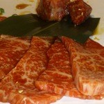 焼肉問屋　くに家 - 日替わりか何かの３種盛り