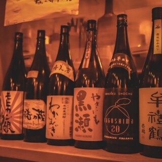 A wide variety of sake carefully selected by the owner! All drink menus are reasonably priced