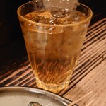 Hagakure - 栗焼酎（ウーロン茶割り）