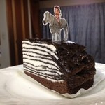 不二家 - ブラックココアのミルクレープ320円
ビターな感じが良かった♡