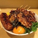 居酒屋 酒彩 - 裏メニュー焼き鳥丼