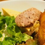 フレンチ食堂 Bochi Bochi - 付け合せのザワークラウトも美味