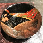 和彩膳所 楽味 - お椀の蓋の絵はひとつずつ違う趣向