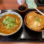 丸亀製麺 - 親子丼並とカレーうどん並