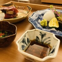 日本料理 晴山 - 鰹 障泥烏賊 蝦夷鮑