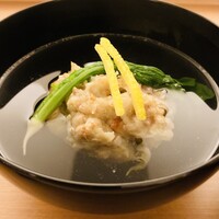 日本料理 晴山 - せいこ蟹の真薯