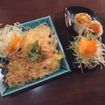 Chaochemmai - サラダと生春巻き