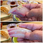 Sushi Kappou Shintarou - 上 勘八
                      下 鯛
