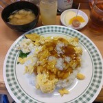 ロジェ・カフェヌードル - ランチかに玉丼