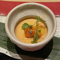 WASHOKU SUSHI いぶき 銀座店 - 先付　雲丹の玉子寄せ