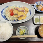 Kokogamiso - レア鯵フライ定食　1,200円