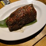 焼肉 房家 - 塊ハラミ黒胡椒焼き　1280円