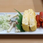 栄食堂 - 料理写真:玉子焼きウインナー