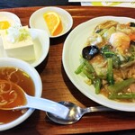Kourai Hanten - 八宝炒飯（ランチセット）¥825
