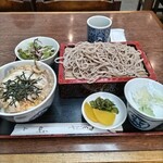 松山そば店 - 親子丼セット