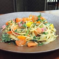 オステリアラマンテ ナゴヤグローバルゲート - 有機野菜のペペロンチーノ（1580円）