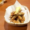 魚河岸料理 魚吉 - 豆アジの唐揚げ