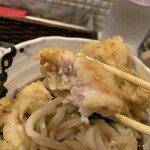 たけうちうどん店 - とり天ひと口リフト\(//∇//)\