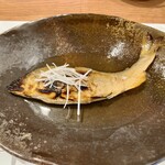 江戸前 ねぎま - 子持ち鮎の煮浸し