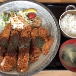 しゃぶしゃぶ ささ木 - 極上びっくりチキンカツ．食べればある意味でびっくり