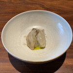 DIRETTO - 広島の牡蠣とご飯のリゾット風。私には塩味が強すぎた