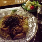 北一ホール - 和風きのこスパゲティ850円